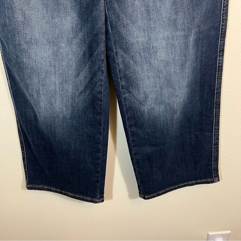 Judy Blue Wide Leg Crop Jeans Dark Wash 5/27 Women’s‎ - Picture 3 of 11